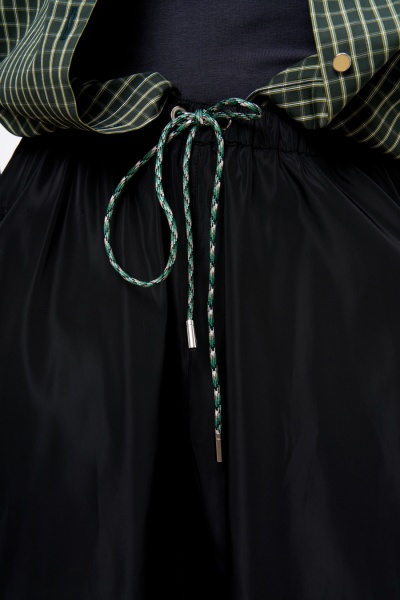 Юбка-солнце из нейлона, чёрный