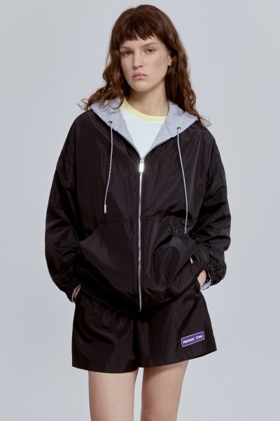 Куртка-толстовка двусторонняя, чёрный