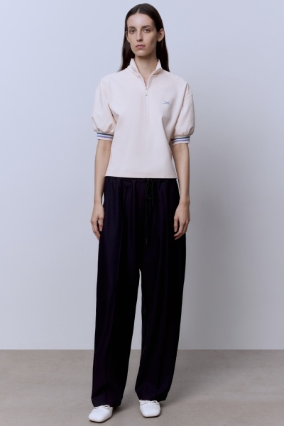 Поло на молнии, пломбир