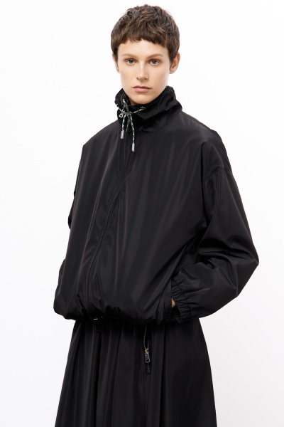 Ветровка из нейлона, чёрный