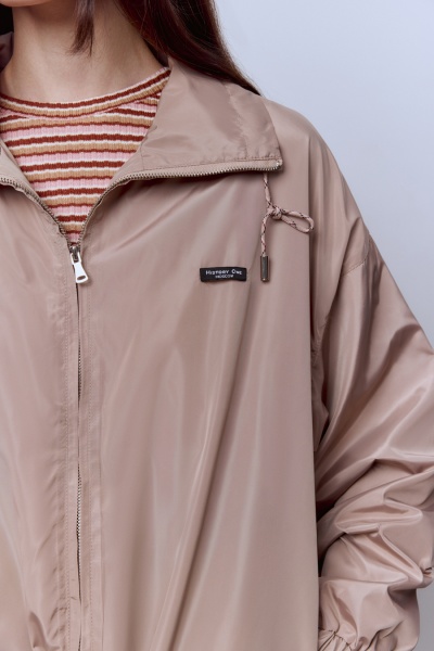 Ветровка из нейлона, бежевый