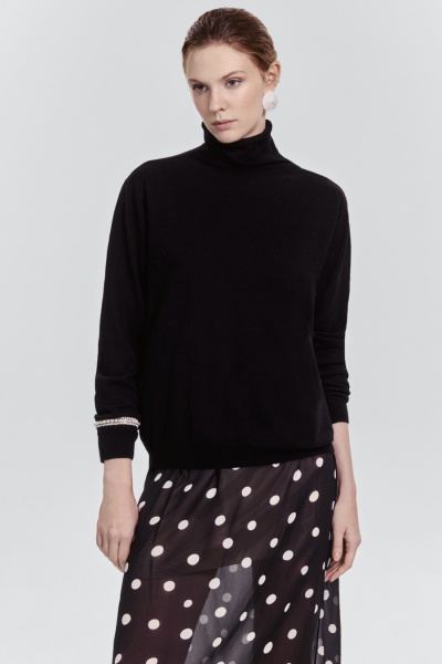 Водолазка с длинным рукавом, чёрный