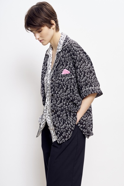 Блуза “Sweet heart”, чёрный