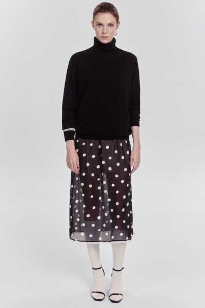 Водолазка с длинным рукавом, чёрный