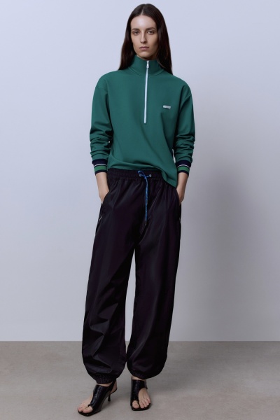 Брюки из нейлона на подкладке, чёрный