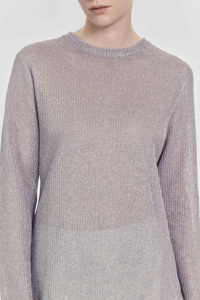 Лонгслив из итальянской вискозы с люрексом