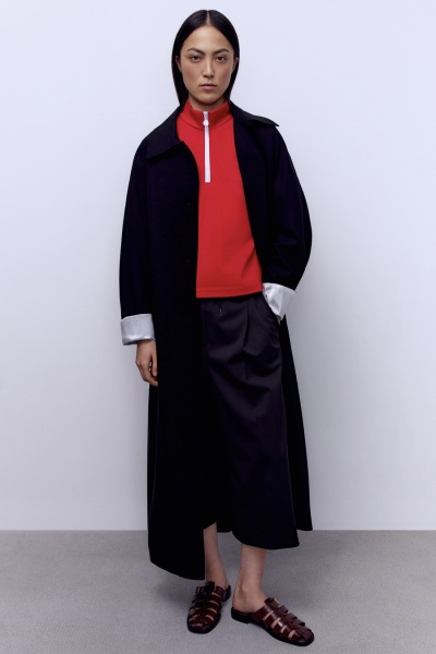 Бермуды из итальянской костюмной шерсти, чёрный