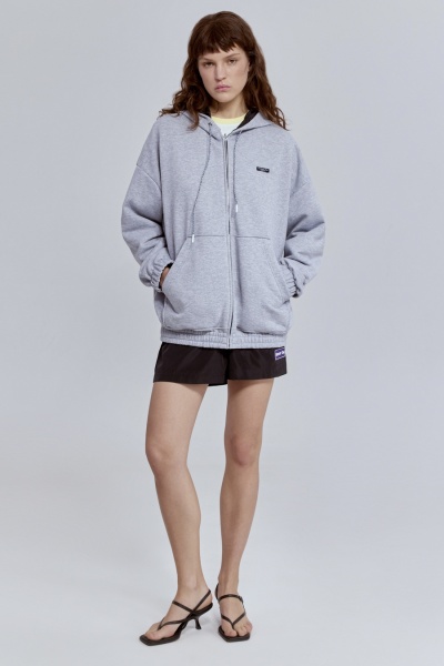 Куртка-толстовка двусторонняя, чёрный