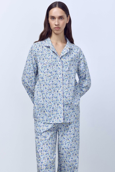 Пижама Secret Garden (рубашка с длинным рукавом + брюки), голубой