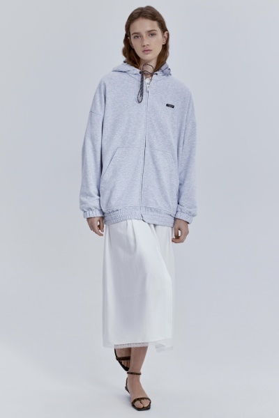 Куртка-толстовка двусторонняя, серый