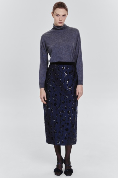 Водолазка с длинным рукавом, тёмно-серый