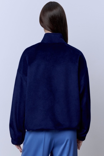 Бомбер из шерсти с кашемиром, синий