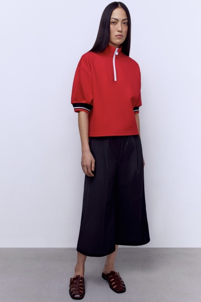 Бермуды из итальянской костюмной шерсти, чёрный