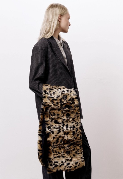 Жакет свободного кроя из шерсти, серый