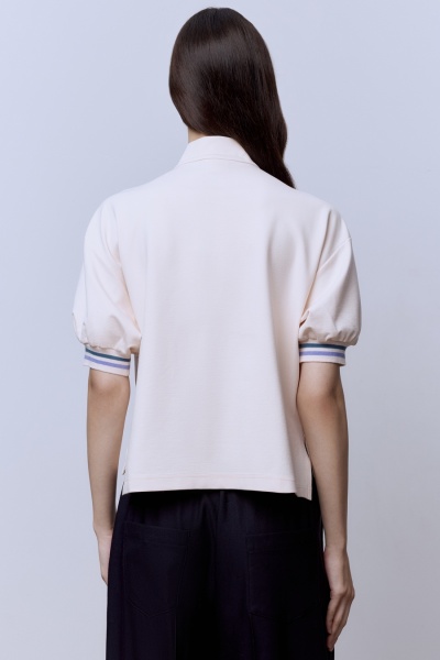 Поло на молнии, пломбир