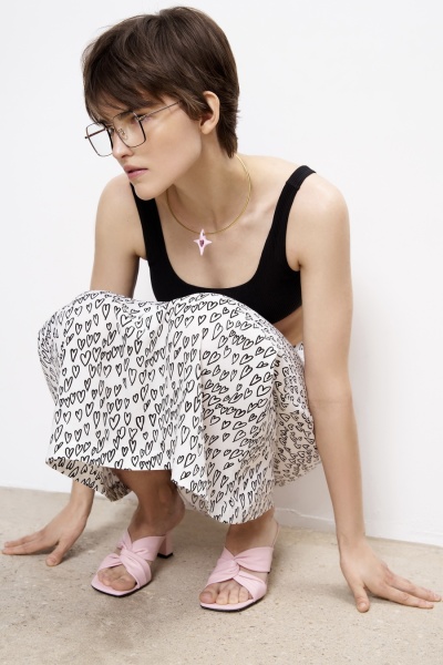 Юбка “Sweet heart”, белый