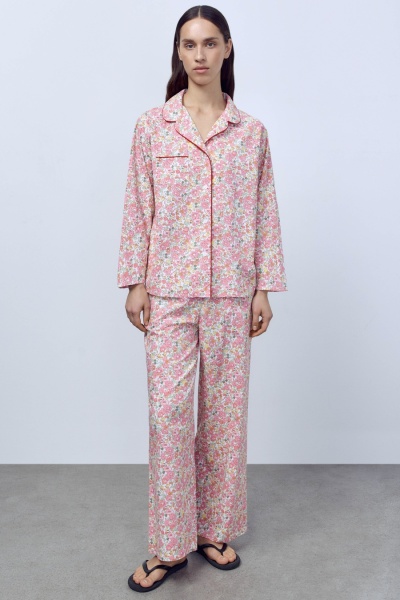 Пижама Secret Garden (рубашка с длинным рукавом + брюки), розовый
