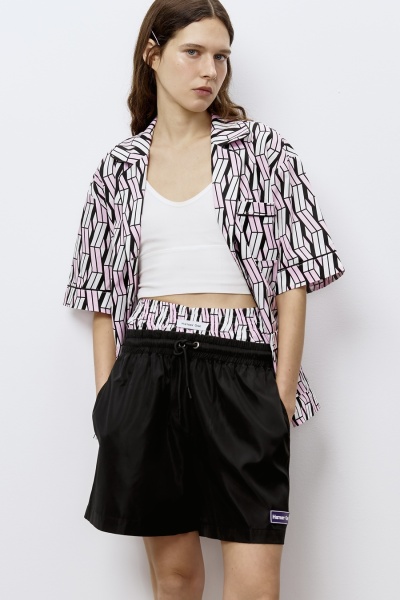 Шорты из нейлона, чёрный