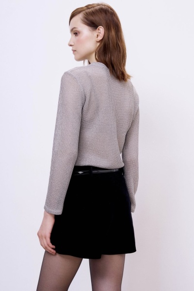 Шорты из бархата, черный