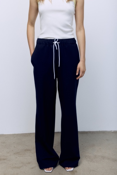 Брюки спортивные из джерси, синий