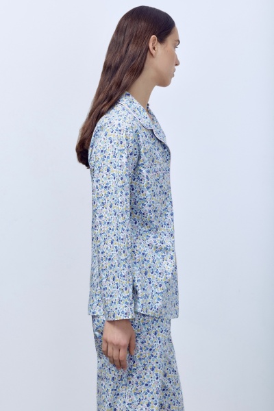 Пижама Secret Garden (рубашка с длинным рукавом + брюки), голубой
