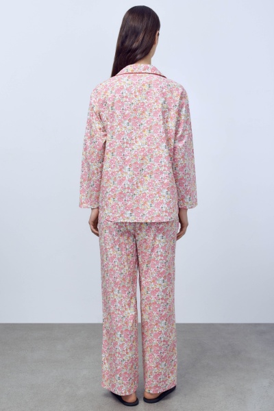 Пижама Secret Garden (рубашка с длинным рукавом + брюки), розовый