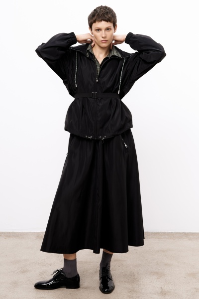 Ветровка из нейлона, чёрный