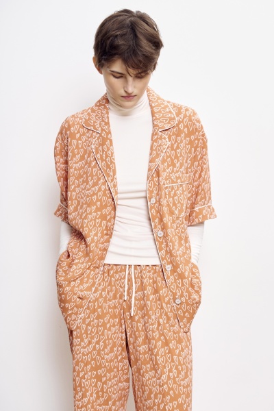 Блуза “Sweet heart”, персиковый