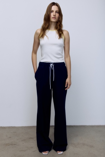 Брюки спортивные из джерси, синий