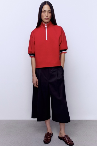 Бермуды из итальянской костюмной шерсти, чёрный