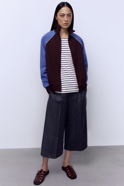 Бермуды из итальянской костюмной шерсти, серый