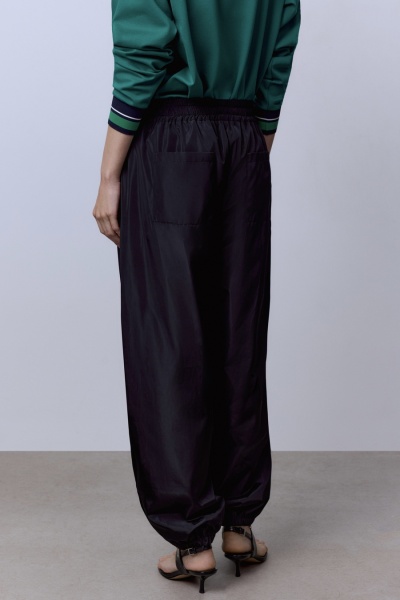 Брюки из нейлона на подкладке, чёрный