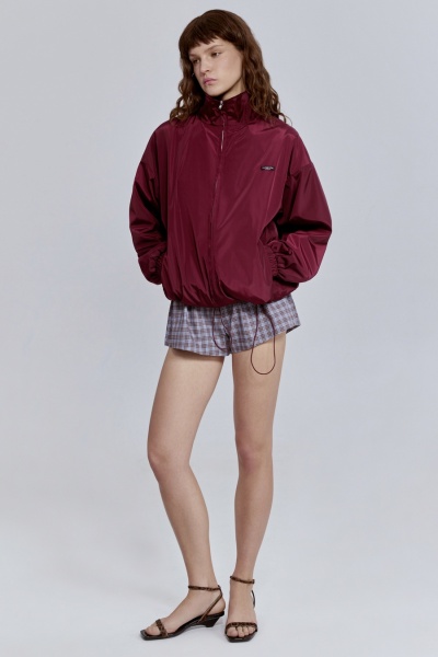 Ветровка из нейлона, бордовый