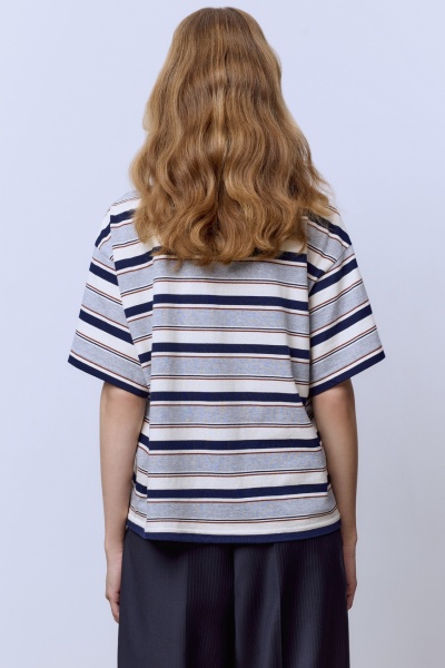 Футболка в полоску, мультиколор